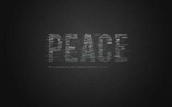 Peace And Love Wallpaper HD Early