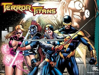 Terror Titans Dc Comics Wallpaper