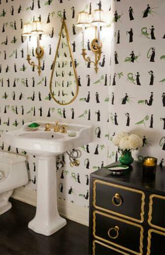 Dorothy Draper Chest Hollywood Regency Bathroom Abby Wolf Weiss