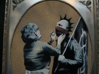 Banksy Wallpaper Urban Art Association
