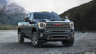 Gmc Sierra Heavy Duty Denali Front Three Quarter Caricos