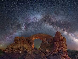 Star Sky Capitol Reef National Park Utah Wallpaper HD