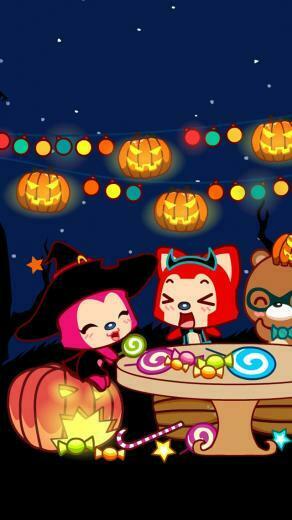 Celebrate Halloween iPhone Wallpaper Background And
