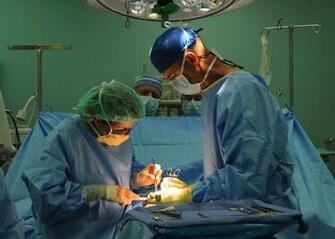 White Face Mask In Surgery Room Image
