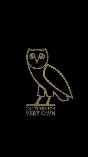 Ovo Drake Logo iPhone Wallpaper