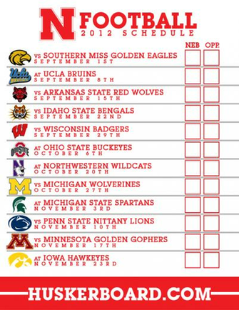 Schedule Wallpaper Photos Etc Huskerboard Husker Message