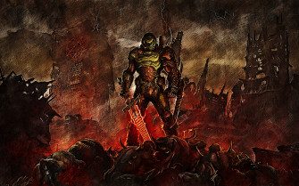 Doom Slayer Wallpaper Resolution HD 4k