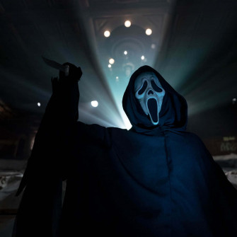The Iconic Mask Of Ghostface Wallpaper