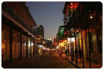 Walking City Streets At Night