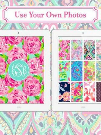 Monogram Wallpaper Background Maker HD Diy With Christmas Glitter