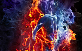 Fire And Water Wallpaper