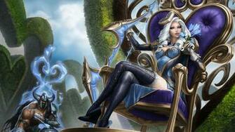 Heartseeker Ashe Skin Splash Girl League Of Legends HD Wallpaper Lol