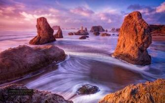 Wallpaper Bandon Landscape Sunset Oregon Gallery