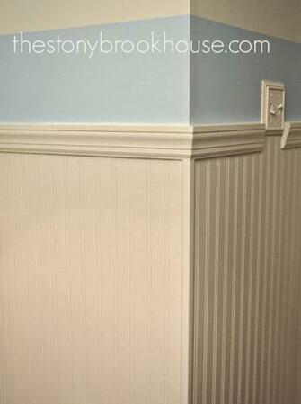 Beadboard Wallpaper The Stonybrook House Installing
