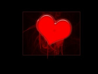 Heart Black Background