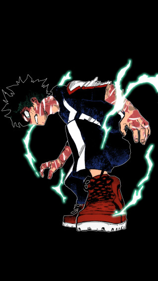 Midoriya Izuku Colored For Mobile Wallpaper X R