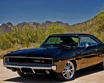 Black Dodge Charger Rt