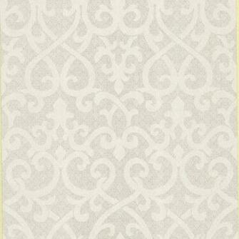 Shop Brewster Giselle Champagne Ironwork Damask Wallpaper