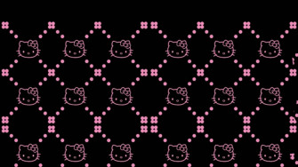 Black Hello Kitty Wallpaper