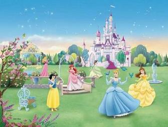 Princesses Wall Murals Wallpaper Disney Bedrooms