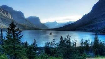 At Glacier National Park Wallpaper Morning