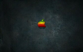 Colored Logo And Apple Mac Wallpaper HD