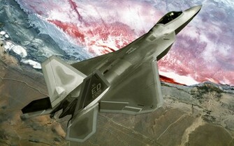 F22 Raptor Fly Over Wallpaper HD