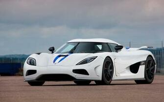 Koenigsegg Agera R Static White Wallpaper
