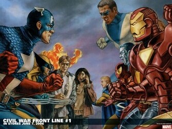 Wallpaper Civil War Apps Marvel