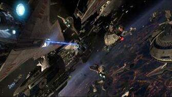 Space Battle Wallpaper