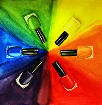 Nail Polish Color Wheel By Lavindyer
