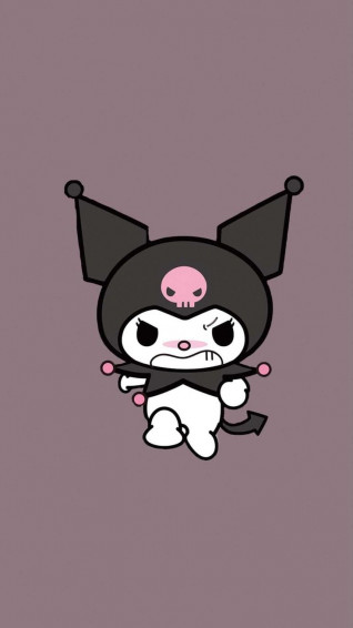 HD Kuromi Wallpaper Explore More Animated Black Cartoon Cute