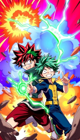 Bakudeku Phone Wallpaper