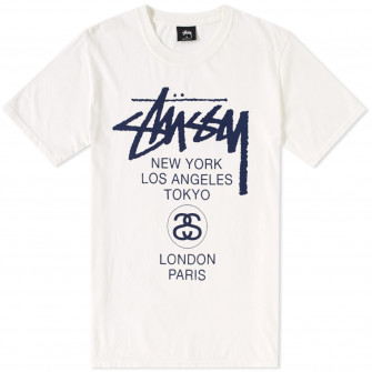 Stussy World Tour Tee Natural Wallpaper