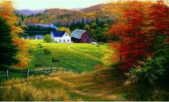 Wallpaper By Topics Country Barns Border