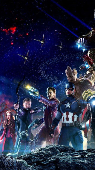 Android Marvel S Avengers In Space Background Wallpaper