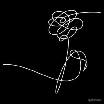 Bts Love Yourself Her Flower White Posters By