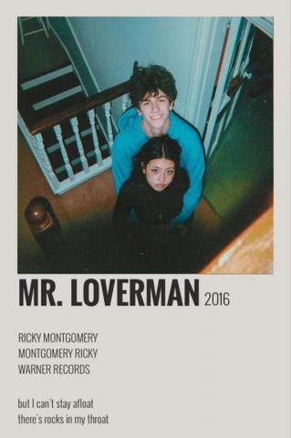 Mr Loverman Ricky Montgomery Music Poster Vintage