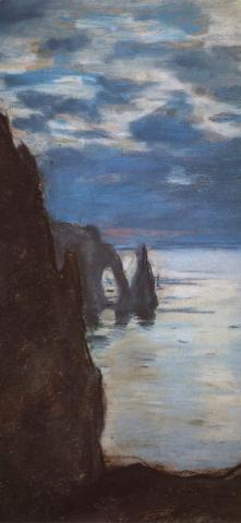 Claude Monet Picture Etretat The Needle Rock And P iPhone