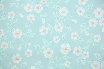 Wallpaper With Pink Flowers On Light Blue Vintage Floral