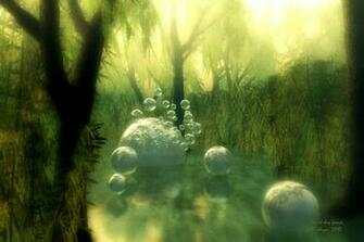 Forest Deep Bubbles 3d Secret Wallpaper Nature Forests