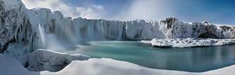 Frozen Waterfall Wallpaper For Phones And Tablets