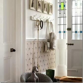 Dog Theme Hallway Emily Bond Wallpaper Ol In Frames House To Home