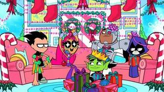 Teen Titans Go Second Christmas Full HD Wallpaper And