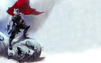 New Thor Background Wallpaper
