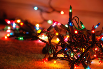 4k Christmas Lights Wallpaper Background Image