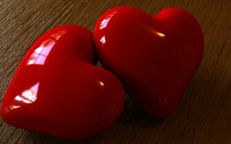 3d Abstract Hearts And Cg HD Desktop Wallpaper