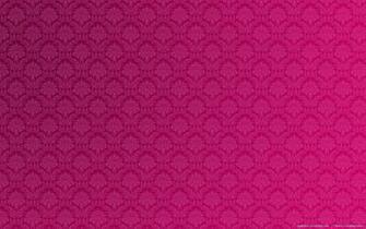 Hot Pink And Black Damask Wallpaper