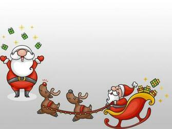 Santa Claus Background 3d Christmas Templates Ppt