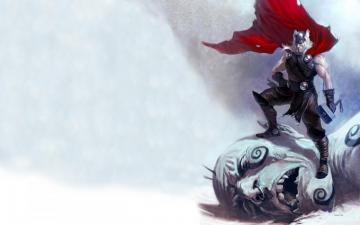 Thor Frost Giant Mjolnir Wallpaper HD Desktop And Mobile